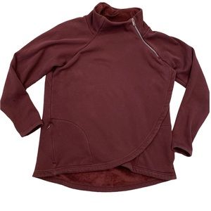 Athleta Cozy Karma Asymmetrical size large